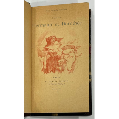 GOETHE HERMANN ET DOROTHEE