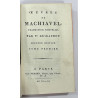 OEUVRES DE MACHIAVEL