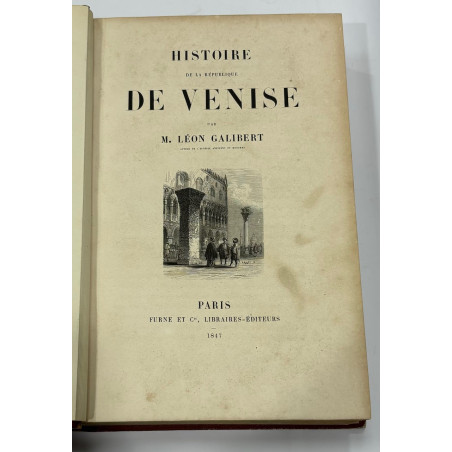 HISTOIRE DE LA REPUBLIQUE DE VENISE