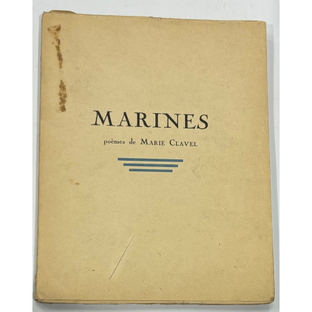 MARINES POEMES DE MARIE CLAVEL