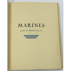 MARINES POEMES DE MARIE CLAVEL