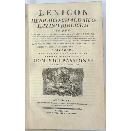 LEXICON HEBRAICO-CHALDAICO-LATINO-BIBLICUM