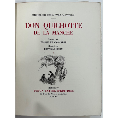 Cervantès DON QUICHOTTE DE LA MANCHE