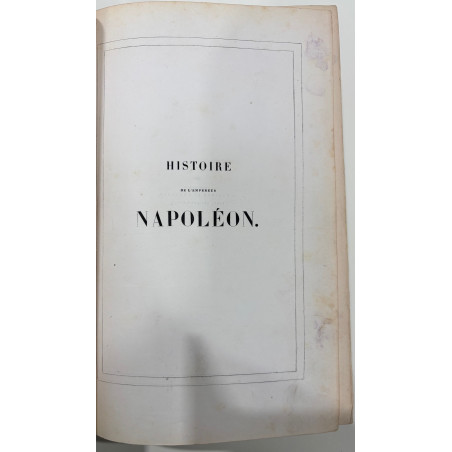 HISTOIRE DE L'EMPEREUR NAPOLEON