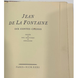 LA FONTAINE 10 CONTES CHOISIS