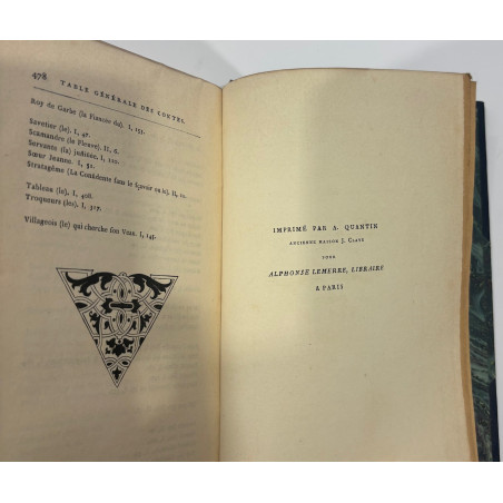 LA FONTAINE CONTES ET NOUVELLES