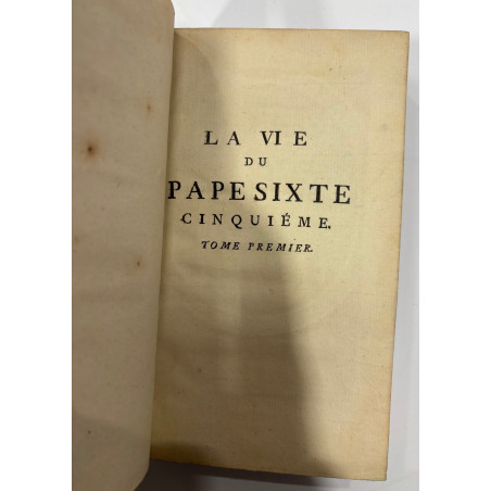 LA VIE DU PAPE SIXTE CINQUIEME