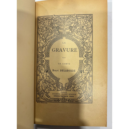 LA GRAVURE PRECIS ELEMENTAIRE DELABORDE