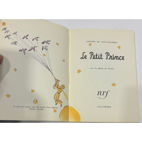 LE PETIT PRINCE ANTOINE DE SAINT-EXUPERY
