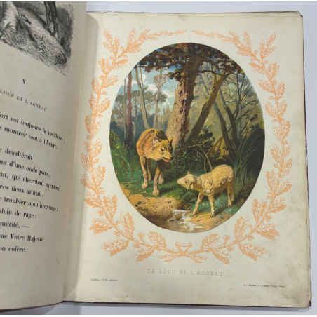 LES FABLES DE LA FONTAINE ALBUM POUR LES ENFANTS