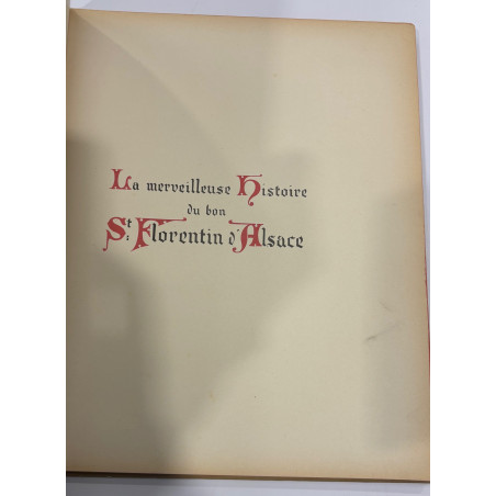 HANSI ALSACE LA MERVEILLEUSE HISTOIRE FLOURY