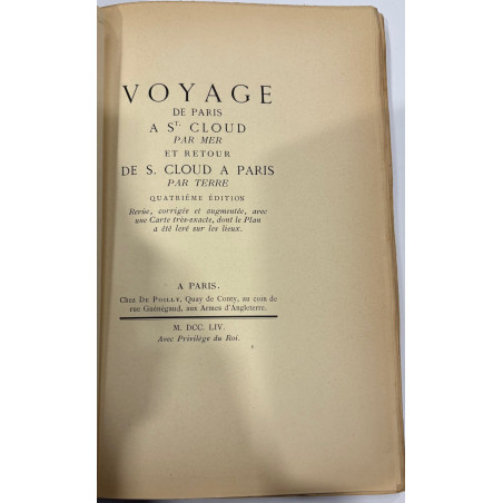 VOYAGE DE PARIS A SAINT-CLOUD par NEEL