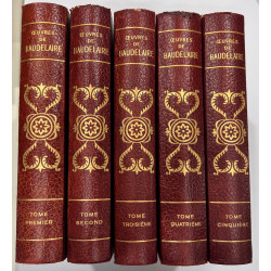 Baudelaire œuvres en 5 volumes