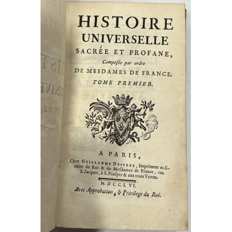 HISTOIRE UNIVERSELLE 1756