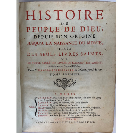 HISTOIRE DU PEUPLE DE DIEU