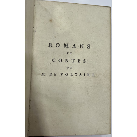 Romans et Contes de Voltaire