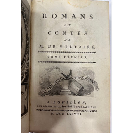 Romans et Contes de Voltaire