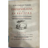 LES CARACTERES DE THEOPHRASTE  ET DE LA BRUYÈRE