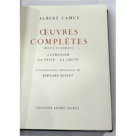 ALBERT CAMUS OEUVRES COMPLETES EN 7 TOMES