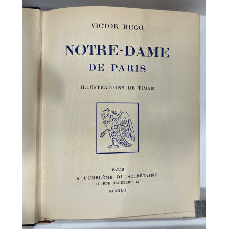 Victor Hugo Notre Dame de Paris