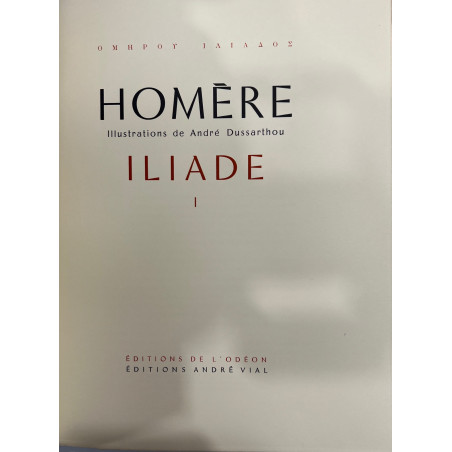 HOMERE ILIADE ODYSSEE