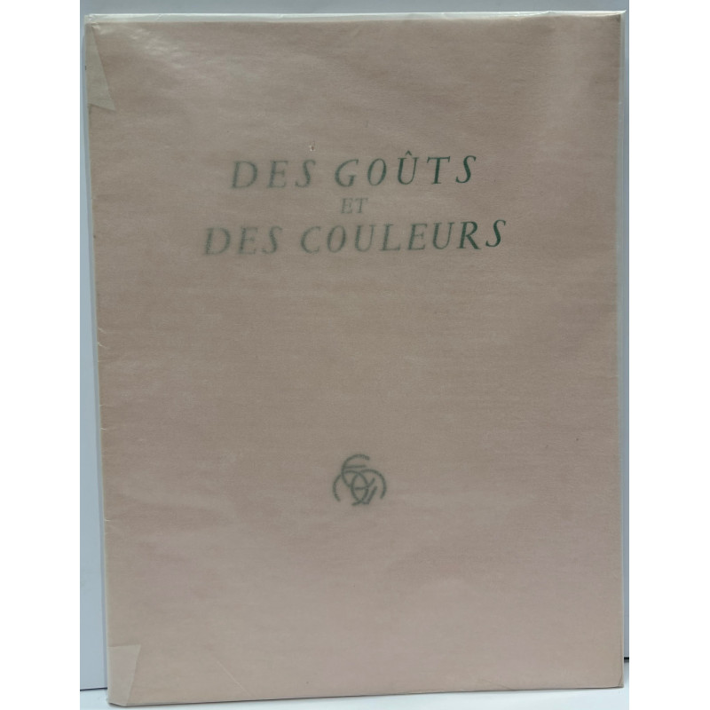 SACHA GUITRY DES GOUTS ET DES COULEURS ILL DIGNIMONT